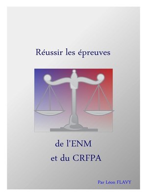 cover image of LIVRE DU CRFPA